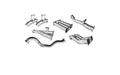 Twin 4" DPF Back Exhaust - Landcruiser 79 Series VDJ79 4.5L Dual Cab Ute (2016>)