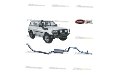 TOYOTA LANDCRUISER 80 SERIES 4.2LT TD REDBACK EXTREME 3" EXHAUST WITH RESO