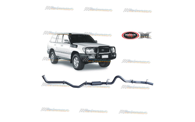 TOYOTA LANDCRUISER 100 SERIES 4.2LT TD REDBACK EXTREME 3" EXHAUST WITH RESO