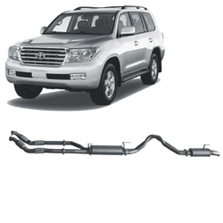 Twin 3" Turbo Back Exhaust - Toyota Landcruiser VDJ200 Series 4.5L V8 (2007-15)