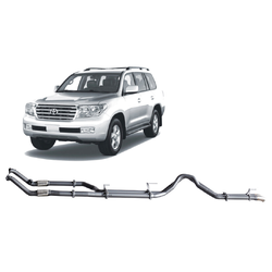 Twin 3" Turbo Back Exhaust - Toyota Landcruiser VDJ200 Series 4.5L V8 (2007-15)