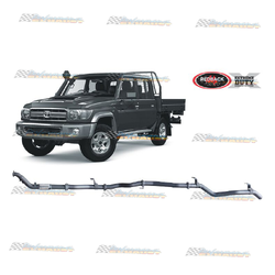 3" Turbo Back Exhaust - Landcruiser 79 Series VDJ79 4.5L Dual Cab Ute (2007-16)