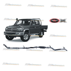 3" Turbo Back Exhaust - Landcruiser 79 Series VDJ79 4.5L Dual Cab Ute (2007-16)