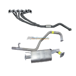 TOYOTA LANDCRUISER 100 SERIES 4.2LT DIESEL GENIE EXTRACTORS & PEX 2.5" EXHAUST