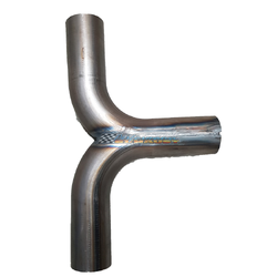 2.25" (57mm) Exhaust Mandrel T-PIECE Merge Pipe Mild Steel