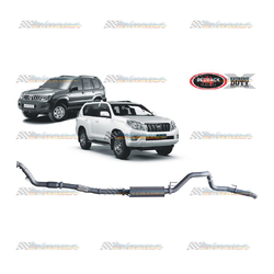 3" Turbo Back Exhaust - Landcruiser Prado 120/150 Series 3.0L 1KD-FTV (2006-15)