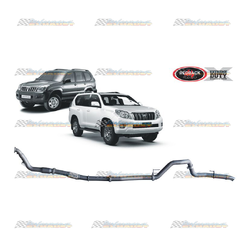 3" Turbo Back Exhaust - Landcruiser Prado 120/150 Series 3.0L 1KD-FTV (2006-15)