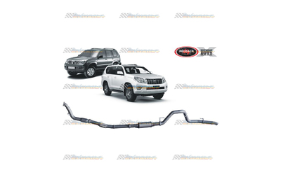 3" Turbo Back Exhaust - Landcruiser Prado 120/150 Series 3.0L 1KD-FTV (2006-15)