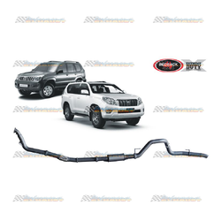 3" Turbo Back Exhaust - Landcruiser Prado 120/150 Series 3.0L 1KD-FTV (2006-15)