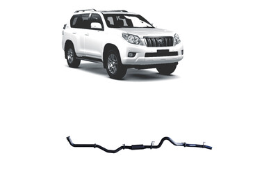 3" DPF Back Exhaust - Landcruiser Prado 150 Series 2.8L 1GD-FTV (2015 onward)