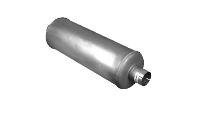 Universal Truck Muffler 5" Centre/Centre - 44" Long x 10" ROUND - Baffled