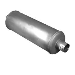 Universal Truck Muffler 5" Centre/Centre - 44" Long x 10" ROUND - Baffled