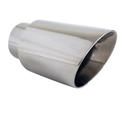 Angle Cut Inner Cone STAINLESS Exhaust Tip - 2.5" Inlet - 3.5" Out (6.5" Long)