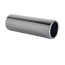 Straight Cut Rolled In STAINLESS Exhaust Tip - 2" Inlet - 2 1/8" Outlet (6.5" Long)