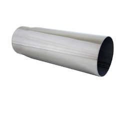 Straight Cut STAINLESS Exhaust Tip - 2.5" Inlet - 2.75" Outlet (8" Long)  