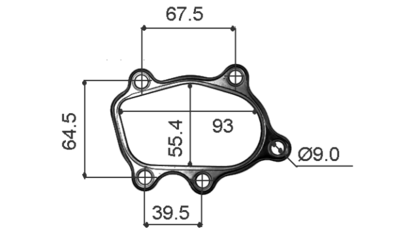 TURBO OUTLET GASKET TO SUIT NISSAN SR20