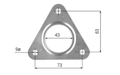 TURBO GASKET TO SUIT HOLDEN JACKAROO 4JX1-T