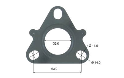 TURBO GASKET TO SUIT MITSUBISHI TRITON 4D56DI-T