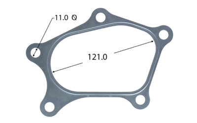 TURBO OUTLET GASKET TO SUIT SUBARU LIBERTY WITH EJ20 MOTOR