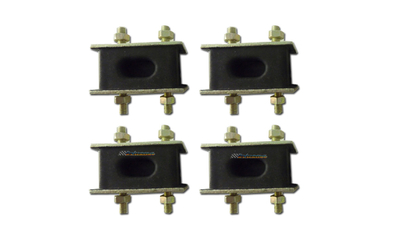 4 x TOYOTA LANDCRUISER RUBBER EXHAUST MOUNTS 40, 50, 60, 70, 80, 100 SERIES