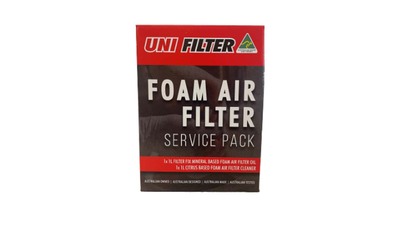 Foam Filter Service Pack Includes Air Filter Cleaner 1L & Filter Oil 1L