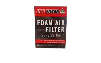 FOAM FILTER SERVICE PACK - Air filter Cleaner 1L & Filter Oil 1L
