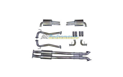HOLDEN COMMODORE VE VF UTE V8 6.0L 6.2L PACEMAKER STAINLESS TWIN 2.5" EXHAUST    