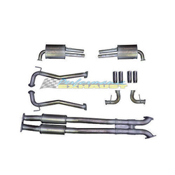 HOLDEN COMMODORE VE VF UTE V8 6.0L 6.2L PACEMAKER STAINLESS TWIN 2.5" EXHAUST    