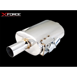 Universal Muffler 3" Centre/Centre - 10" x 6" x 16" Long OVAL - VAREX Valved