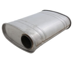 Universal Muffler 2.5" Offset/Centre - 8" x 4" x 14" Long OVAL - Megaflow