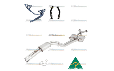 COMMODORE VT VX VU VY VZ 5.7LT 6.0LT V8 EXTRACTORS CATS 2.5" STAINLESS EXHAUST