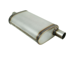 Universal Muffler 2" Offset/Centre - 9" x 4" x 14" Long OVAL - Megaflow