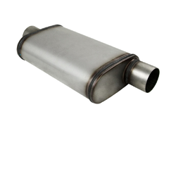Universal Muffler 3" Offset/Centre - 9" x 4" x 14" Long OVAL - Megaflow