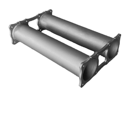 Twin 4" Pipe Only Assembly - Toyota Landcruiser VDJ79R Series 4.5L Dual Cab Ute