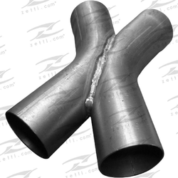 2" 51MM EXHAUST KISS X CROSS MERGE PIPE MILD STEEL