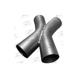 2.5" 63MM EXHAUST KISS X CROSS MERGE PIPE MILD STEEL 2 1/2