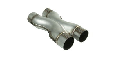 EXHAUST X-PIPE - 2.5" (63mm) Pressed Cross Over
