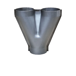EXHAUST Y-PIPE - Twin 4" (101mm) - Single 4" (101mm) Pressed Collector