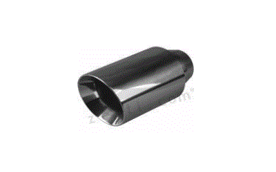 Angle Cut Inner Cone STAINLESS Exhaust Tip - 2.25" Inlet - 3" Outlet (8" Long)